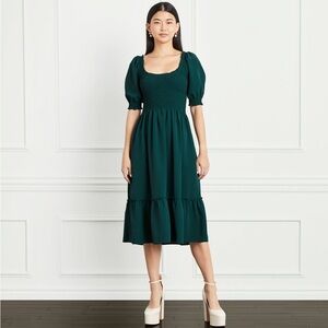 The Louisa Nap Dress - Botanical Garden Crepe